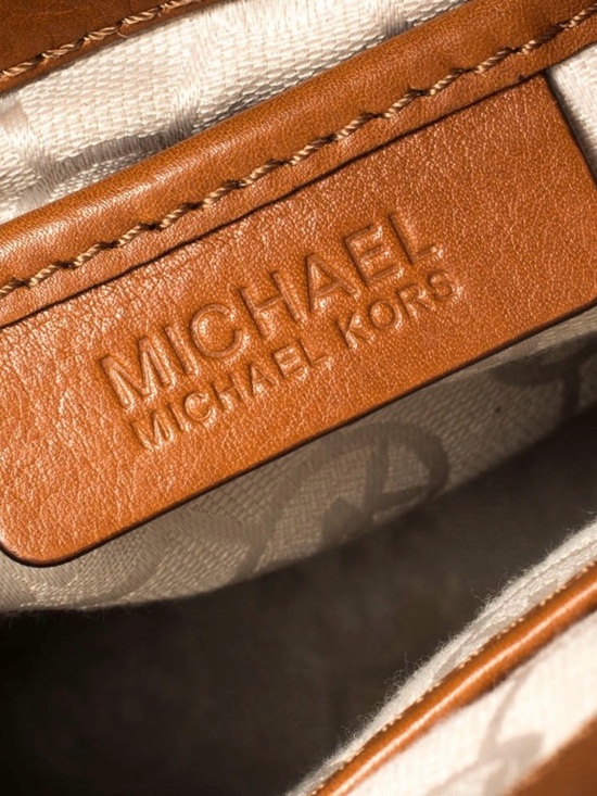 Michael Kors Satchel with Gold Hardware main image 9